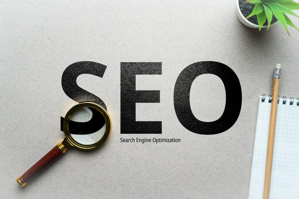concept business marketing acronym seo search engine optimization