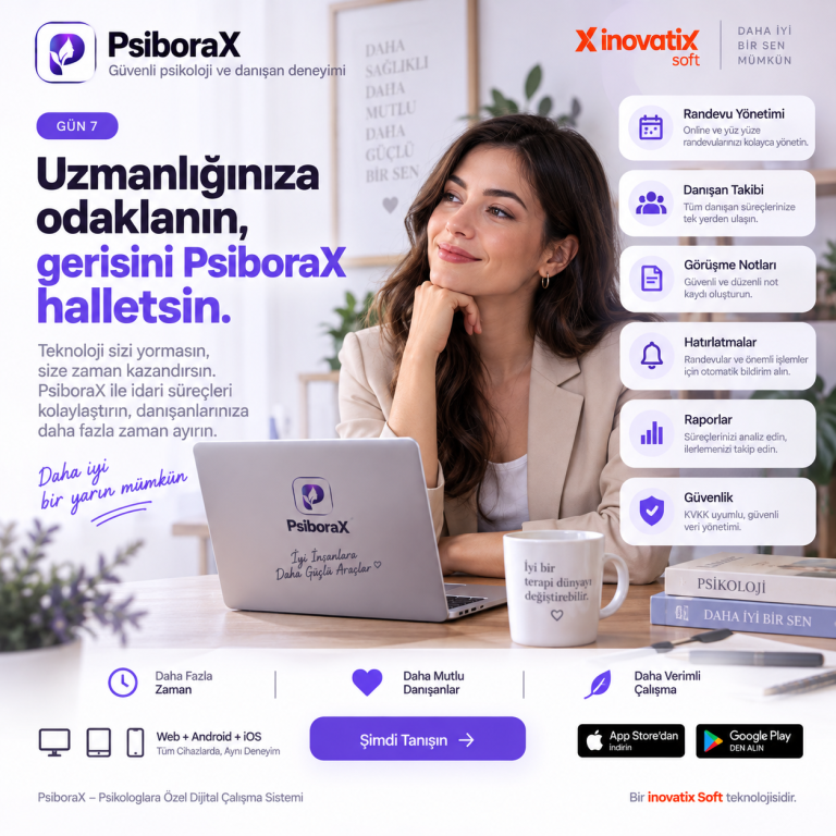 Psikologlar İçin Dijital Dönüşüm Rehberi: Web Sitesi, Online Randevu, Danışan Yönetimi ve PsiboraX
