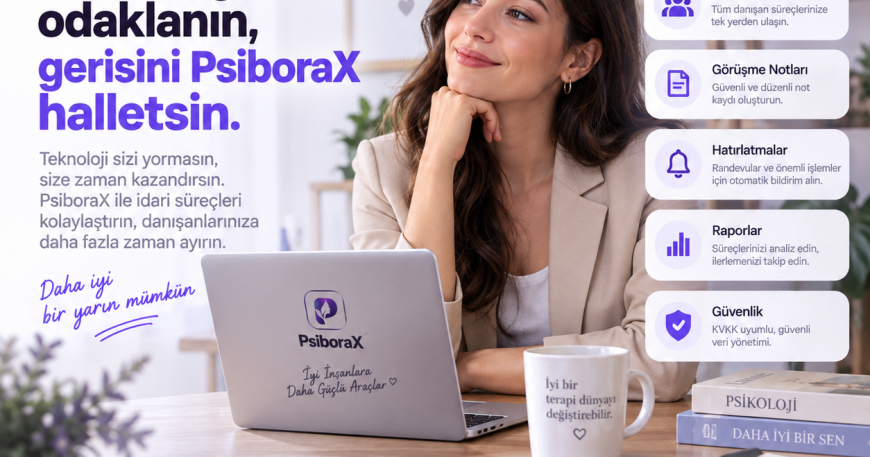 Psikologlar İçin Dijital Dönüşüm Rehberi: Web Sitesi, Online Randevu, Danışan Yönetimi ve PsiboraX