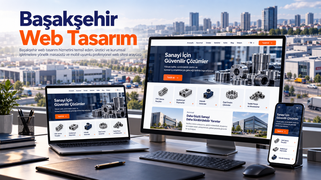 Başakşehir Web Tasarım: Sanayi, KOBİ ve Girişimler İçin Kurumsal Web Çözümleri